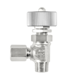 SO NV 51C21EB - Elbow fine regulating valve with male thread